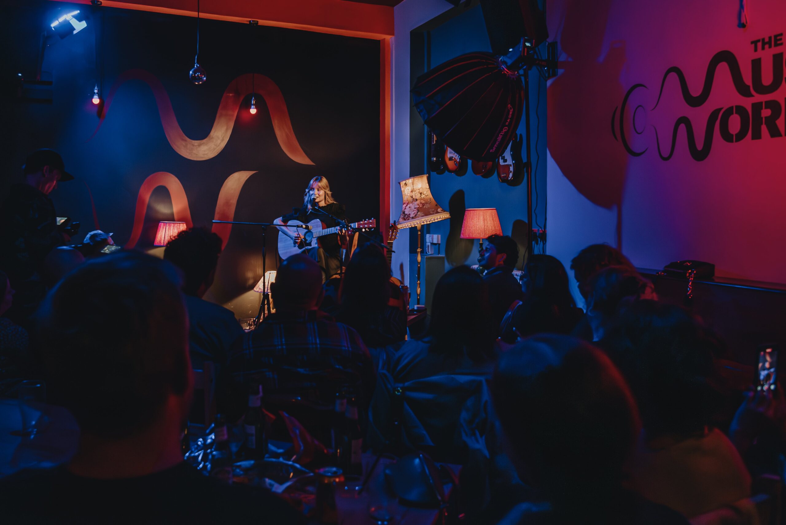 Nina Nesbitt performing to a packed audience at The Music Workshop, Folkestone